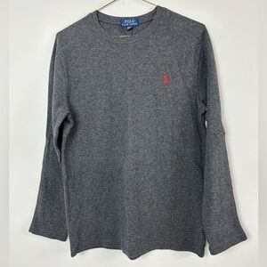 Polo Ralph Lauren Waffle Shirt Youth XL Gray